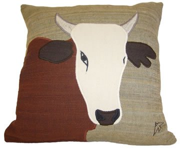 cow cushion cover